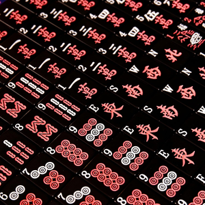 Factory Direct Wholesale Custom Professional Production of High Quality Gift <b>Mahjong</b> Tiles Luxury Black <b>Mahjong</b> <b>Set</b> - Product Image 4