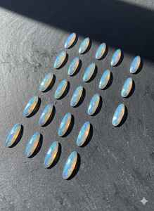 Pierre acrylique de qualité supérieure, forme goutte d'eau, dos plat, 88 pierres, strass en résine, pierres précieuses en vrac, 20% de réduction et cadeau artisanal - Product Image 3