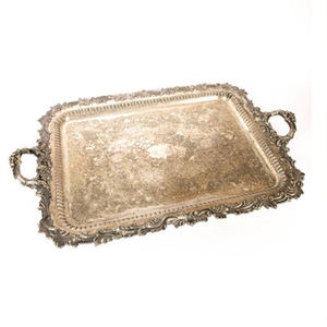 Grand plateau à dessert en acier inoxydable Vaisselle de qualité supérieure Service de nourriture parfait pour les restaurants, les mariages, les hôtels et les événements spéciaux - Product Image 5