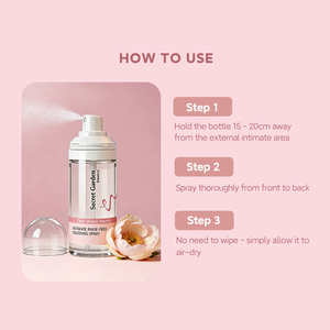 Spray lenitivo intimo senza risciacquo da 60 ml più popolare per la cura femminile, con acido borico per il controllo degli odori, spray lenitivo Yoni per donne - Product Image 6