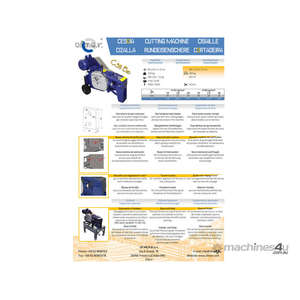 Machine à couper les barres d'armature Ofmer C38, capacité 30 mm, nouvelle machine pour l'industrie de la construction avec composants essentiels : moteur, engrenage, machine à moteur - Product Image 1
