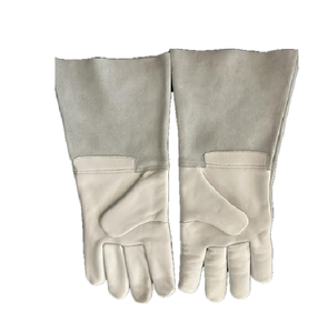 ถุงมือเชื่อมทิกหนังวัวน้ำหนักเบายืดหยุ่นและระบายอากาศได้ดีสำหรับการเชื่อมอาร์กอาร์เรย์ที่ละเอียดอ่อนทนความร้อน - Product Image 3