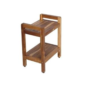Tabourets de douche simples en bois de teck banc meubles salle de bain - Product Image 1