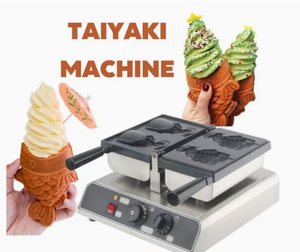 Kitchbox Machine à Taiyaki Industrielle Commerciale en Acier Inoxydable Antiadhésive (Lot de 2 1500-2000W) - Product Image 5