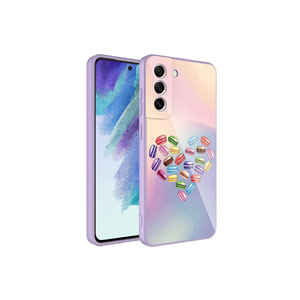 Coque de téléphone JoieCreatif NO1 compatible 5G pour Samsung Galaxy S21 FE, motif rigide en silicone époxy avec protection de l'appareil photo - Product Image 1