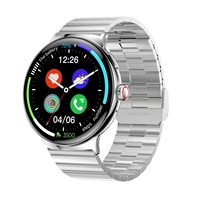 Montre connectée Linwear New Pixel 2 pour hommes et femmes, écran AMOLED 1,43 pouces toujours allumé, appels Bluetooth, compatible Google 2025