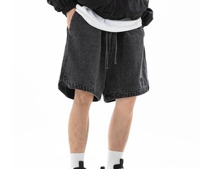 Pantalones Cortos Vaqueros de Mezclilla para Hombre, Estilo Urbano, Logotipo Personalizado, Verano, Venta Caliente, Servicio OEM, Lavado Vintage, Longitud Media - Product Image 6