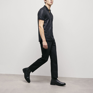 เสื้อโปโลลำลองผู้ชายไซส์พิเศษเสื้อกีฬาระบายอากาศแขนสั้นเสื้อโปโลผ้าฝ้ายโพลีเอสเตอร์ - Product Image 4