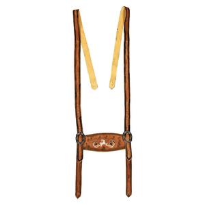 Custom Made Bavarian Lederhosen Cow Suede <b>Leather</b> Mid-Waist <b>Shorts</b> with Embroidered German Style Solid Color Latest Arrival - Product Image 5