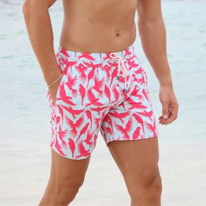 Short de bain d'été pour homme Short de bain élastique de marque avec logo personnalisé - Product Image 5