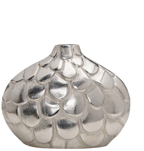 Antique Style Metal Vase for Home Decoration Modern Flower Holder Vintage Art Piece Elegant Decorative Table Accent - Product Image 3