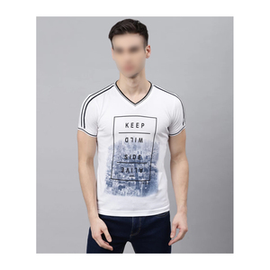 T-shirts élégants pour hommes 100% coton à manches courtes coupe régulière écologique doux et durable pour le travail, les loisirs ou l'utilisation quotidienne de la mode - Product Image 6