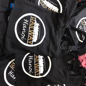 Sac fourre-tout en coton en gros, réutilisable, écologique, sac de shopping en tissu, logo personnalisé OEM pour les commandes en gros - Product Image 3