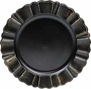 Assiette de présentation en métal plaqué argent de qualité 304, écologique, moderne, luxueuse, légère, pour la table, service, décoration de mariage - Product Image 5