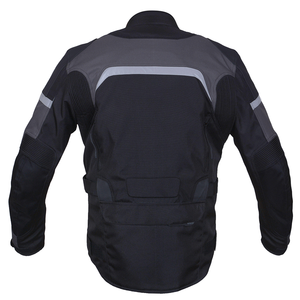 Veste de moto imperméable en textile Cordura noir pour homme Veste de moto Cordura de qualité supérieure - Product Image 2