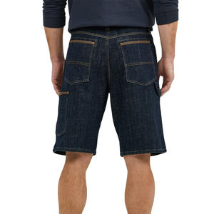 Short en jean lavé à l'acide pour hommes sur mesure Style vintage logo personnel broderie impression étiquette options d'étiquette approvisionnement OEM - Product Image 3