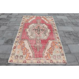 พรมตุรกีขนาด 4.4x7.2 ฟุต, พรม, พรมเปอร์เซียสีแดงทำจากขนสัตว์ - Product Image 1