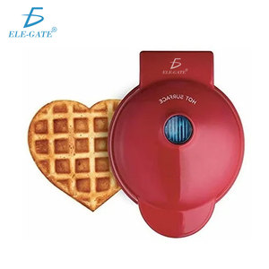 Macchina Elettrica per Waffle Belgi a Forma di Cuore, Mini Ferro Girevole per Waffle - Product Image 1