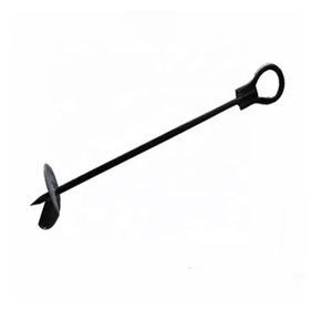 ใหม่สีดำเคลือบโลหะ Augur Anchor Earth Anchor สำหรับการถือครองเรือรูปแบบใหม่ล่าสุดยึดโลหะในรูปลักษณ์ใหม่ออกั - Product Image 1