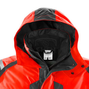 Veste d'hiver pour homme en tissu respirant de couleur unie, design personnalisé, vente chaude, prix raisonnable, veste de sécurité pour homme - Product Image 4