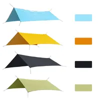 Tente extérieure ultralégère et imperméable à l'eau Auvent de plage Auvent d'extérieur en tissu imperméable Auvent populaire avec poteau