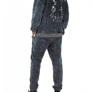 Meilleure vente, survêtement en coton 100%, lavage à l'acide, style tendance, survêtement décontracté pour adultes - Product Image 3