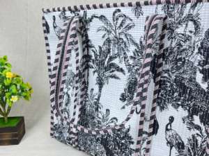 Designer <b>Tote</b> Functional, Reusable, Durable & Trendy <b>Bag</b> <b>for</b> Students, Professionals, <b>Travel</b>, Work, or Daily Life - Product Image 4