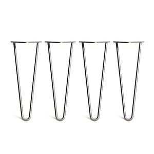 CBHP005 Iron Hairpin <b>Table</b> Legs 35cm High Classic Industrial Design for Dining <b>Tables</b> Cabinets <b>Benches</b> <b>Chairs</b> - Product Image 1