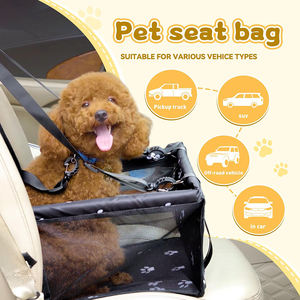 Portable Dog Car Seat <b>Travel</b> Carrier <b>Pet</b> Dog Booster Back Seat Foldable Oxford Washable <b>Pet</b> <b>Travel</b> Seat <b>Bag</b> for Cats Puppies - Product Image 4