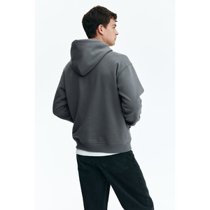 Dark Ash Nouveau sweat à capuche tendance pour hommes Usage quotidien Mode Casual Coupe ample Sweats à capuche OEM ODM Personnalisé Bangladesh - Product Image 5