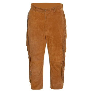 Promoción 100% alta calidad diseño personalizado Casual hombres cuero pantalón transpirable ligero invierno superventas elegante estándar - Product Image 1