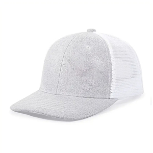 Casquettes de camionneur en maille à 5 panneaux pour hommes, de haute qualité, en gros, avec logo brodé 3D personnalisé, design classique - Product Image 6