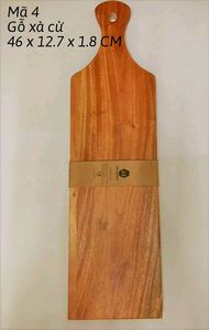 TABLA DE CORTE DE MADERA HECHA A MANO PLACA DE MADERA TABLA DE CORTE DE MADERA DE GRANJA DE LOTO AZUL VIETNAM 2025 - Product Image 3