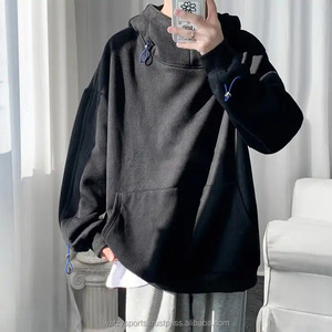 Hot Sale <b>Long</b> Line Winter Hoodie with Zipper Pocket Heavyweight Hoodies Ski Sherpa Fleece Hoodie Loose Oversized <b>Waterproof</b> - Product Image 3