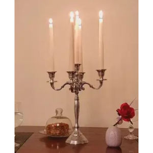 New Classic 5 Arm <b>Candelabras</b> Aluminium Candle Stand Shinny Polished Candle Holder for Dining Table Decor <b>Candelabra</b> - Product Image 5