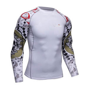 Camisetas de Compresión para Hombre con Logotipo Personalizado, Diseño Sólido, Secado Rápido, Transpirables, Manga Corta, Spandex/Poliéster - Product Image 4