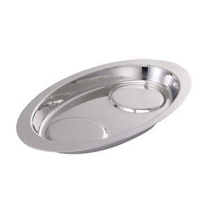 Bandeja de servicio de aluminio con asas para diseño de peces, mesa de centro de sala de estar, bandeja de comida otomana decorativa - Product Image 3