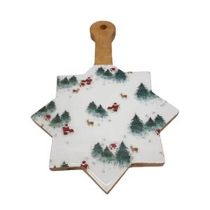 Diseño Exclusivo Premium: Cuchillo de Cocina Rectangular de Madera de Mango con Mango Esmaltado, Sostenible, Apto para Lavavajillas y Colgable - Product Image 2