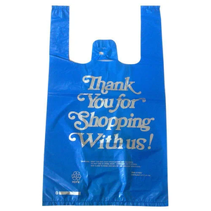 BUEN PRECIO, embalaje personalizado de alta calidad, bolsas de plástico para camisetas recicladas, chaleco de plástico para supermercado, bolsas para camisetas, bolsa de compras - Product Image 1