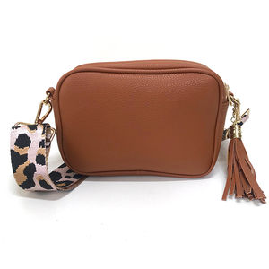 กระเป๋าสะพายไหล่กระเป๋าสะพายข้างสีตัดกันแฟชั่นสำหรับผู้หญิงกระเป๋าถือผ้าใบสีเรียบๆ - Product Image 3