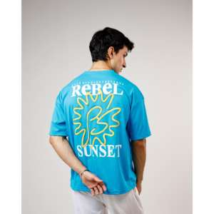 Rebel Sunset, Jersey 100% Algodón, Tela Cómoda y Duradera - Product Image 1