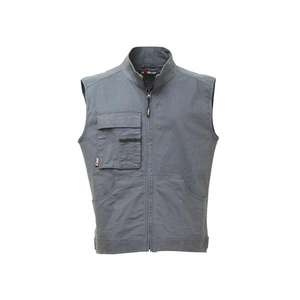 U-POWER vêtements de sécurité réfléchissants gilet de travail en fer gris vague en toile de coton extensible - Product Image 2