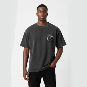 Camiseta Gráfica Oversize Personalizada para Hombre, 100% Algodón, Estilo Urbano, Cuello Redondo, Fabricante Mayorista OEM ODM - Product Image 4