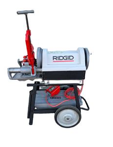 Máquina roscadora de tubos 1224 nueva y de alta demanda, con soporte, para roscado de 1-2-4, y tijeras de peluquería 714 Die Mint - Product Image 1