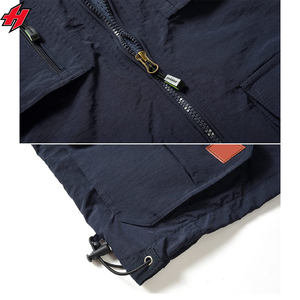 Chaleco Utilitario de Moda Personalizado, Multibolsillos, con Cremallera, de Lona, Antipilling, Sin Mangas, para Invierno, Senderismo, Pesca, para Hombre - Product Image 4