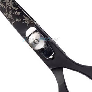 Black Titanium <b>Hairdressing</b> <b>Scissors</b> for Barbers and Stylists Professional Hair Cutting <b>Scissors</b> Black Titanium Barber Tools - Product Image 6