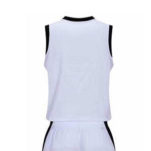 Conjunto de Uniforme de Baloncesto Personalizado para Hombre, Transpirable, Estampado, de Alto Rendimiento, 100% Poliéster, Sin Mangas, Cómodo - Product Image 3