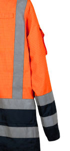 เสื้อแจ็กเก็ตผู้ชายสะท้อนแสง, เสื้อแจ็กเก็ตนิรภัยสำหรับใส่ทำงานกันน้ำสะท้อนแสงติดโลโก้ออกแบบได้ตามต้องการ - Product Image 5