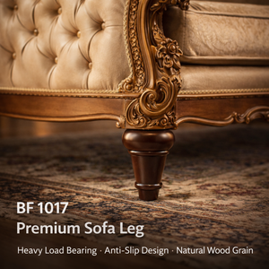 Solid Wood Sofa Legs Premium Quality Traditional Heavy Duty Turned for Living Room Apartment Sofa <b>Chair</b> Bed Cabinet - Product Image 2