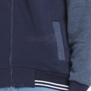 Light <b>Weight</b> Stylish Breathable Formal Canvas <b>Stand</b> Collar Front Logo Bomber Jacket Premium Quality Top Selling Men - Product Image 4